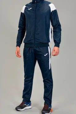 Fato De Treino Joma Crew III Azul Marinho Branco