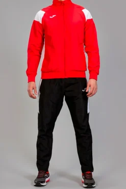 Fato De Treino Joma Crew III Vermelho Branco