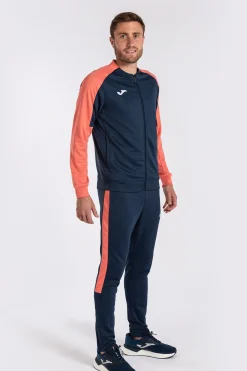 Fato De Treino Joma Eco Championship Azul Marinho Laranja Fluorescente