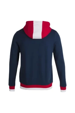 Joma Confort II Zip-up Hoodie Chaqueta Hombre. Navy Red. 101963.336