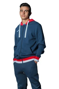Joma Confort II Zip-up Hoodie Chaqueta Hombre. Navy Red. 101963.336