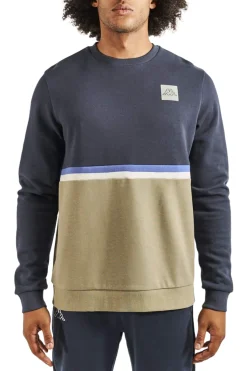Kappa Sudadera Logo Iginio. Blue Navy/green. 33135rw