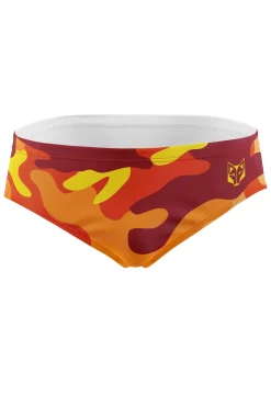 Maiô Masculino Slip - Orange Camo (Outlet) Otso