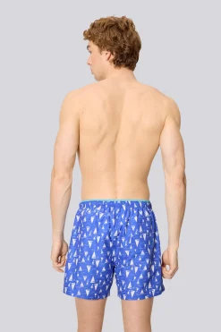 Maiô Médio Estampado Com Barcos Ysabel Mora. Coleção Marine