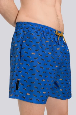 Maiô Médio Estampado Com Cães Ysabel Mora. Coleção Hot Dog