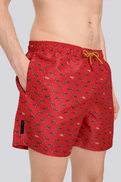 Maiô Médio Estampado Com Cães Ysabel Mora. Coleção Hot Dog