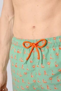 Maiô Ysabel Mora Detalhe Flamenco. Coleção Flamingo