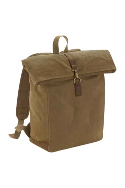 Mochila Com Acabamento Em Pele Quadra Heritage