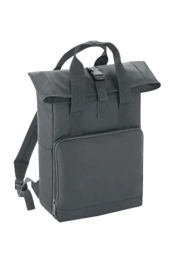 Mochila Unisex Adult Roll Top Twin Handle Backpack Bagbase