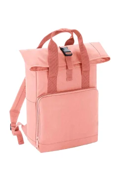 Mochila Unisex Adult Roll Top Twin Handle Backpack Bagbase