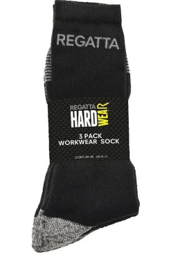 Pack De 3 Pares Meias De Inverno/trabalho Resistentes Regatta