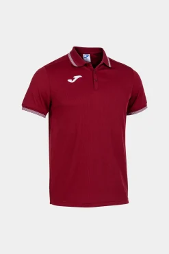 Pólo M/c Joma Campus III Castanho-avermelhado