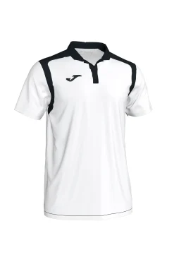 Pólo M/c Joma Championship V Branco Preto