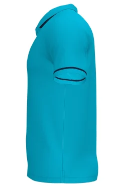 Pólo M/c Joma Championship VI Azul-turquesa Fluorescente Azul Marinho