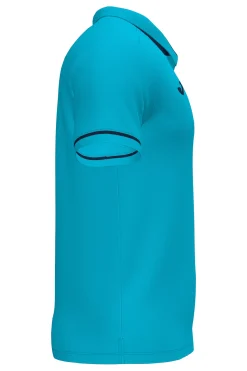 Pólo M/c Joma Championship VI Azul-turquesa Fluorescente Azul Marinho