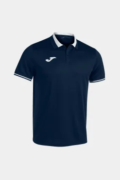 Pólo M/c Joma Championship VI Azul Marinho Branco