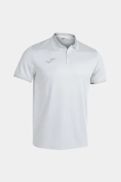 Pólo M/c Joma Championship VI Branco Cinzento