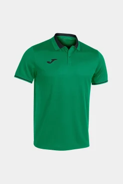 Pólo M/c Joma Championship VI Verde Preto