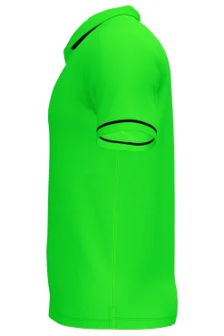Pólo M/c Joma Championship VI Verde Fluorescente Preto