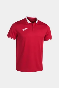 Pólo M/c Joma Championship VI Vermelho Branco