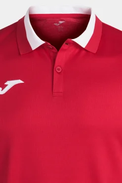 Pólo M/c Joma Championship VI Vermelho Branco