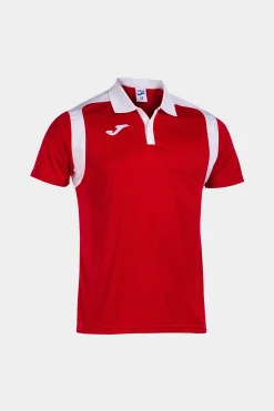 Pólo M/c Joma Championship V Vermelho Branco
