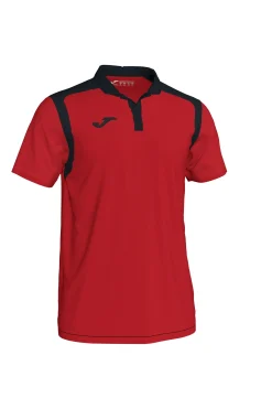 Pólo M/c Joma Championship V Vermelho Preto