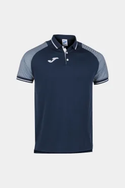 Pólo M/c Joma Essential II Azul Marinho Branco