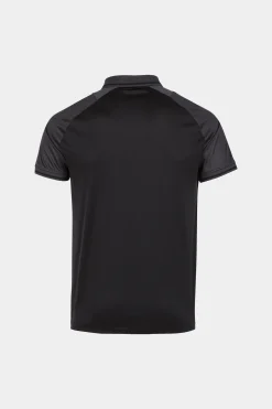 Pólo M/c Joma Essential II Preto Antracite