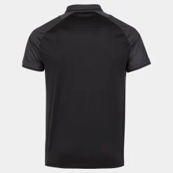 Pólo M/c Joma Essential II Preto Antracite