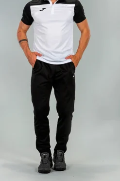 Pólo M/c Joma Hobby II Branco Preto