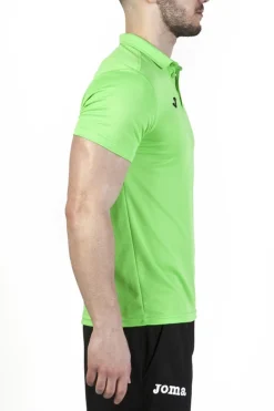 Pólo M/c Joma Hobby Verde Fluorescente