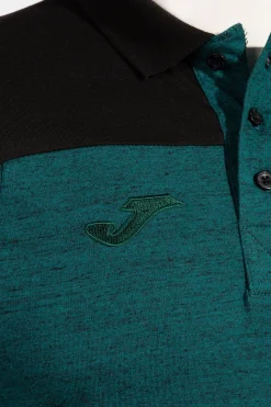 Pólo M/c Joma Winner II Verde Preto