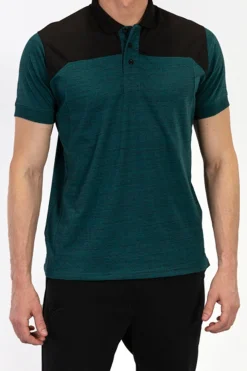 Pólo M/c Joma Winner II Verde Preto