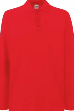 Polo De Manga Comprida Fruit Of The Loom