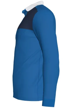 Polo De Manga Comprida Joma Winner II Azul Royal Azul Marinho
