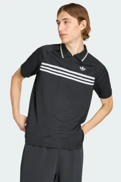 Polo Justo Com Riscas No Peito adidas