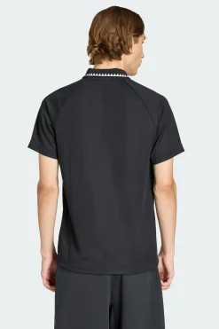 Polo Justo Com Riscas No Peito adidas