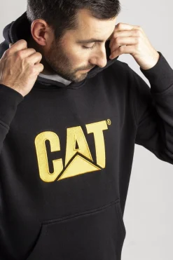 Sweatshirt Com Capuz Trademark Para Homem Caterpillar