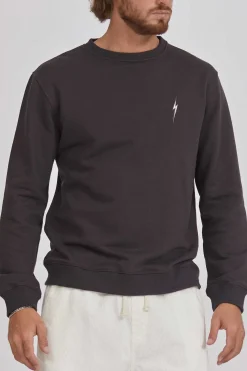 Sweatshirt Lightning Bolt Pixel Art Sweatshirt