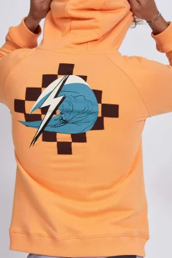 Sweatshirt Lightning Bolt Pixel Art Hoodie