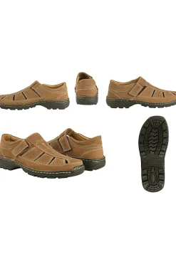 Zerimar Sandálias Desportivas De Trekking De Verão Em Couro
